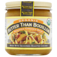 Better Than Bouillon Chicken Base, Organic, Roasted, 8 Ounce