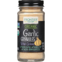 Frontier Co-op Garlic Granules, Organic, 2.68 Fluid ounce