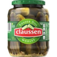 Claussen Kosher Dill Pickle Wholes, 32 Fluid ounce
