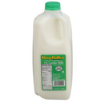 King Kullen 1% Lowfat Milk, 0.5 Gallon