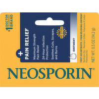 Neosporin Pain Relief, Maximum Strength, Ointment, 0.5 Ounce