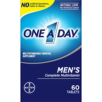 One A Day Multivitamin/Multimineral Supplement, Complete, Men's, Tablets, 60 Each