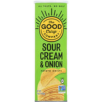 The Good Crisp Company Potato Crisps, Sour Cream & Onion, 5.6 Ounce