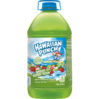 Hawaiian Punch Flavored Juice Drink, Green Berry Rush, 1 Gallon