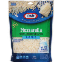 Kraft Shredded Cheese, Fat Free, Mozzarella, 7 Ounce
