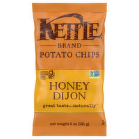 Kettle Brand Potato Chips, Honey Dijon, 5 Ounce