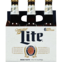 Miller Lite Beer, Pilsner, 6 Each