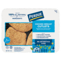 Perdue Chicken Breast Cutlets, 4 Each