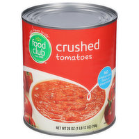 Food Club Tomatoes, Crushed, 28 Ounce