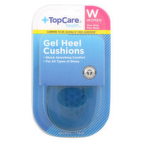 TopCare Gel Heel Cushions For Women, One Size Fits Most, 1 Each