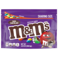 M&M's Chocolate Candies, Dark Chocolate, Sharing Size, 9.4 Ounce