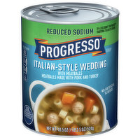 Progresso Soup, Reduced Sodium, Italian-Style Wedding with Meatballs, 18.5 Ounce