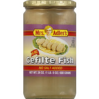 Mrs. Adler's Gefilte Fish, No Salt Added, 24 Ounce