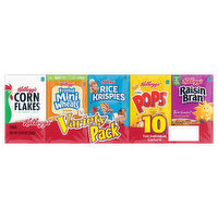 Kellogg's Cereal, Variety Pack, 10 Each