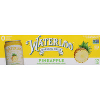 Waterloo Sparkling Water, Pineapple, 12 Each