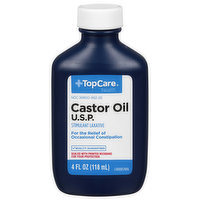 TopCare Castor Oil U.S.P., 4 Fluid ounce