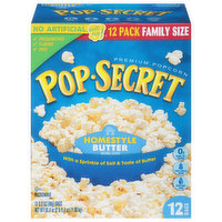 Pop-Secret Popcorn, Homestyle Butter, Family Size, 12 Pack, 12 Each