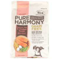 Pure Harmony Grain Free Salmon, Pea & Chickpea Recipe Dog Food, 12 Pound