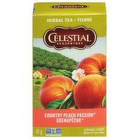 Celestial Seasonings Herbal Tea, Caffeine Free, Country Peach Passion, Tea Bags, 20 Each