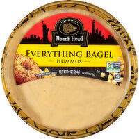 Boar's Head Hummus, Everything Bagel, 10 Ounce