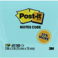 Post-it Notes, Cube, 500 Each