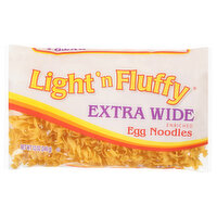 Light 'n Fluffy Egg Noodles, Enriched, Extra Wide, 12 Ounce