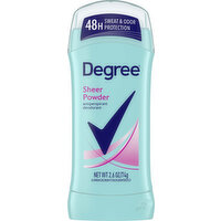 Degree Antiperspirant Deodorant, Sheer Powder, 2.6 Ounce