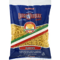 Luigi Vitelli Pasta, Macaroni, Elbows, 16 Ounce