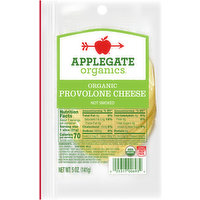 Applegate Organics Cheese, Organic, Provolone, 5 Ounce