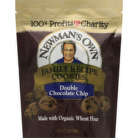 Newman's Own Cookies, Family Recipe, Double Chocolate Chip, 7 Ounce