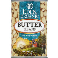 Eden Butter Beans, 15 Ounce