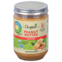 Full Circle Market Peanut Butter, Creamy, 16 Ounce