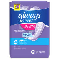 Always Pads, Moderate, 20 Each