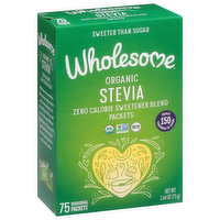 Wholesome Stevia, Organic, Zero Calorie, Sweetener Blend, 75 Each