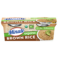 Minute Brown Rice, Organic, 8.8 Ounce