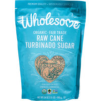 Wholesome Turbinado Sugar, Organic, Raw Cane, 24 Ounce