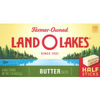 Land O Lakes Butter, Salted, Half Sticks, 8 Each