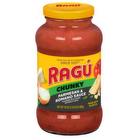 Ragu Sauce, Parmesan & Romano, Chunky, 24 Ounce