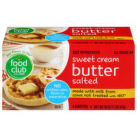 Food Club Butter, Sweet Cream, Salted