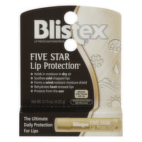 Blistex Lip Protectant/Sunscreen, Five Star, SPF 30, 0.15 Ounce