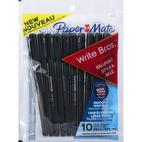 Paper Mate Ballpoint Pens, Medium Point, 10 Each