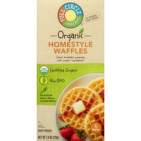 Full Circle Market Waffles, Homestyle, 6 Each