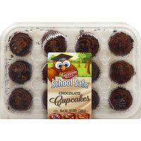 School Safe Cupcakes, Chocolate, 10.58 Ounce