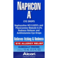 Alcon Eye Drops, Eye Allergy Relief, 0.5 Ounce