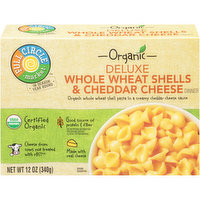 Full Circle Market Deluxe Whole Wheat Shells & Cheddar Cheese Dinner, 12 Ounce