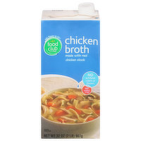 Food Club Chicken Broth, 32 Ounce