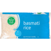 Food Club Rice, Basmati, 32 Ounce