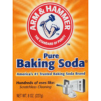 Arm & Hammer Baking Soda, Pure, 8 Ounce