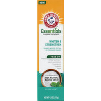 Arm & Hammer Toothpaste, Fluoride, Fresh Mint, 4.3 Ounce