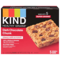 Kind Granola Bars, Dark Chocolate Chunk, 5 Each